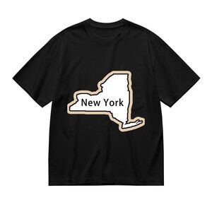 New York State Graphic Tee - Black
